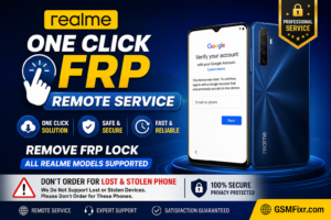 Realme One Click FRP Remote Service – Fast, Safe & Secure